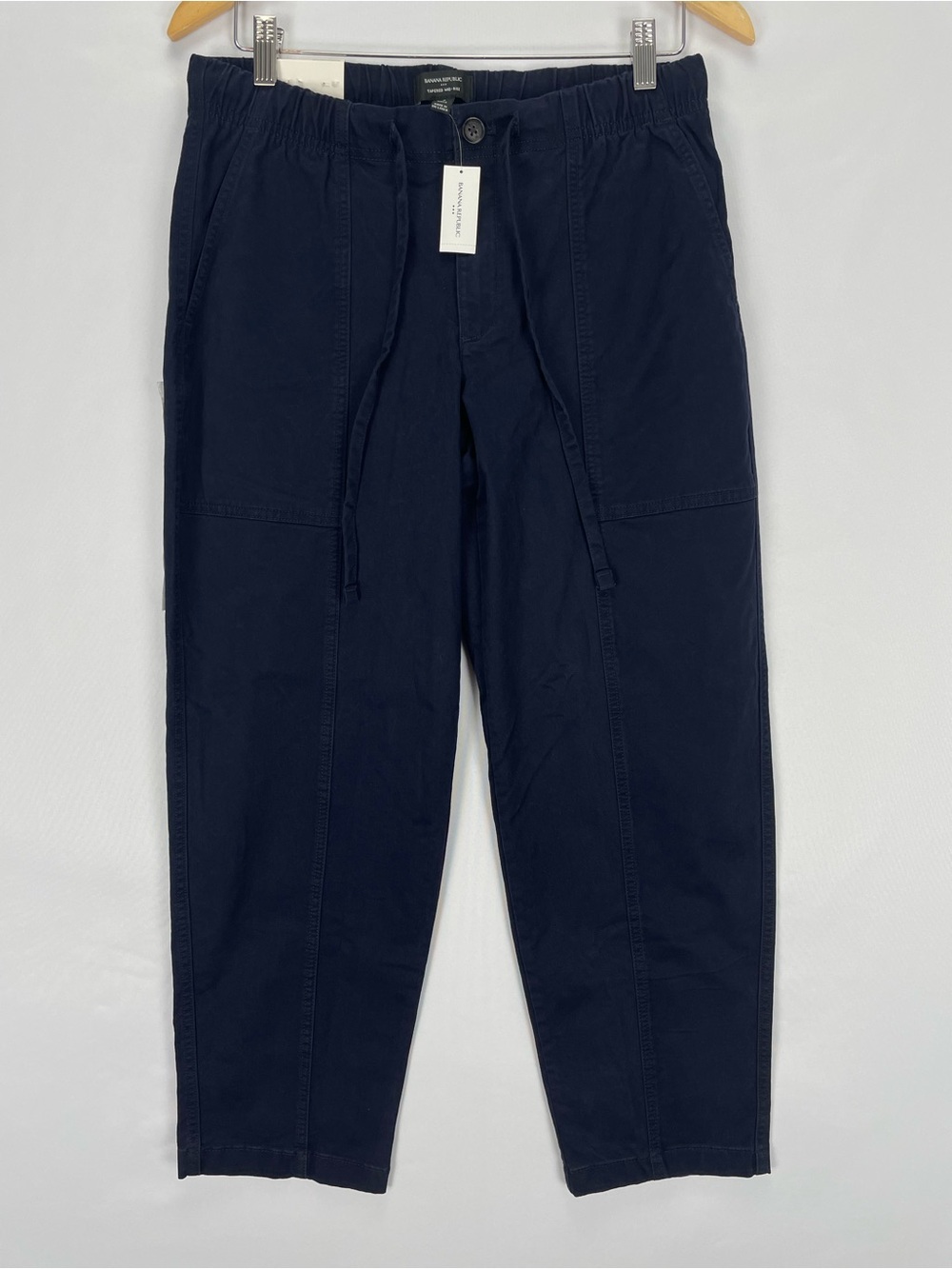 Banana Republic Pants Women’s Small Blue Mid-Rise Tapered Ankle Stretch Chino